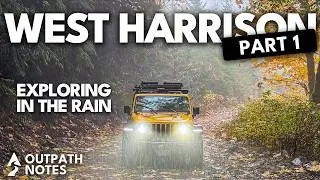 West Harrison in HEAVY Rain - Lakes & Beaches