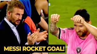 Beckham reaction to MESSI new celebration after rocket goal vs Atlanta | Football News Today
