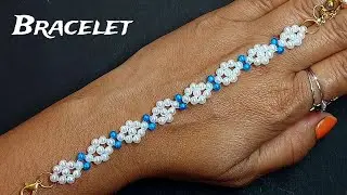 EXQUISITE BRACELET DESIGN  WITH BEADS #0403 | HOW TO MAKE HANDMADE  JEWELLERY 2024