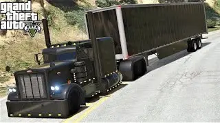 Driving Road Train over Los Santos city gone wrong | GTA 5