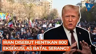 Gedung Putih Sebut Iran Setop 800 Eksekusi di Tengah Protes, AS Batal Serang?