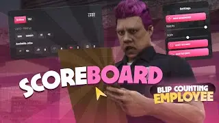 [ESX, QBOX, QBCORE] FIVEM SCOREBOARD WITH SMART BLIPS COUNTING EMPLOYEE, SSN FOR ESX | PINKFROG.IO