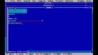 C program to read and write a character using getchar and putchar  in English
