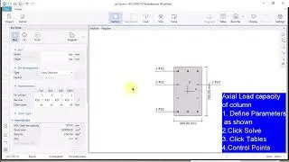 Axial Load Capacity of Rectangular Column