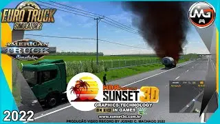 SUNSET 3D HDR 8K ULTRA HD MOD GRAFICO ( ETS2 V1.43 )