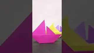 Paper boat #ship #boat #diy #papercraft #handmade #craft #gift #love #trend #simplecraft #easycraft