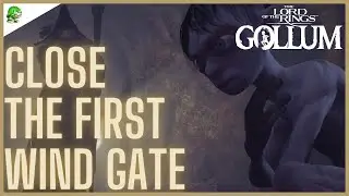 The Lord of the Rings Gollum Close the first wind gate