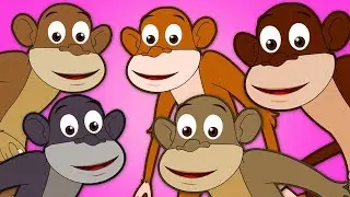 Five Little Monkeys | Popular Nursery Rhymes and Kids Songs | Nursery Rhyme Street