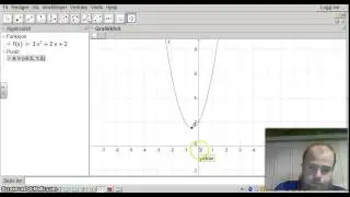 Geogebra 7  bunnpunkt og toppunkt