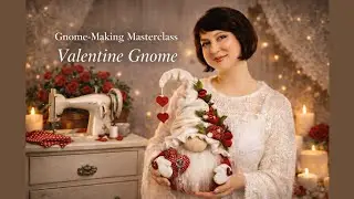 Scandinavian Gnome Valentine Sewing Tutorial | DIY Handmade Nordic Gnome (Step by Step)