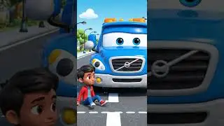 Blind Spot Danger 🚧 | Mighty Machine Team Safety Shorts | 3D Animation | Happy Rescue Cars