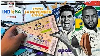 HOW TO BOOK INDIA vs SOUTH AFRICA 1ST TEST MATCH TICKETS 🤔 ?? 📍ONLINE & OFFLINE FULL DETAILS 👀
