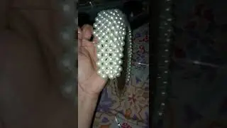 New project is in process alhamdulillahh. Pearls beaded bag.costomized bag