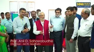 AICTE Chairman, Prof.Anil D.Sahasrabudhe at Sona.