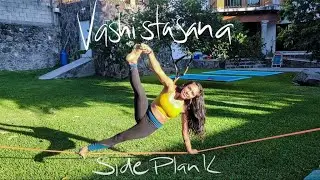 Slackline Tutorial - Beginner / Intermediate - Vashistasana / Side Plank