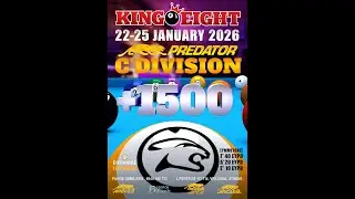 👑KING8 PREDATOR C&rsquo; DIVISION 9-BALL OPEN TOURNAMENT 👑9-Ball TABLE11