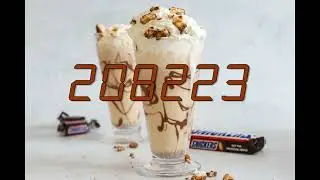 Numbers 1 to 450000 Snickers Milkshake Edition