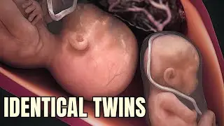 How identical Twins Are Formed | Twin Pregnancy Explained with 3D Animation