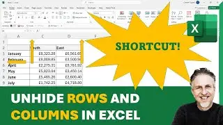 How to Unhide All Rows and/or Columns in Excel | Unhide Particular Rows and/or Columns in Excel