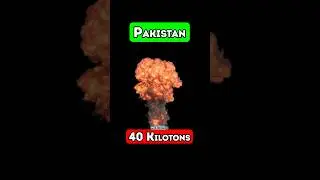 Nuclear ☢️ Bomb 💣 Size Comparison! #shorts
