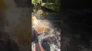 CRAZY DIVE INTO RAGING RIVER!