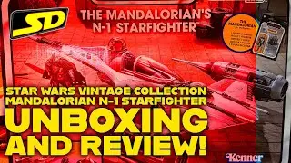 Vintage Collection Mandalorian N-1 Starfighter Unboxing and FULL Review