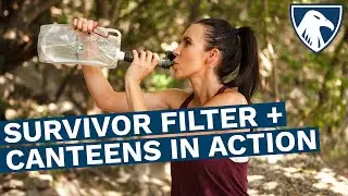SURVIVOR FILTER SQUEEZE&reg; Water Filter + 2 Canteens