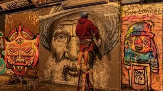 Amazing graffiti art - The Vaults, London, England