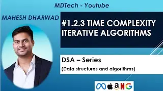 #1.2.3 I Iterative algorithms I Time complexity I examples