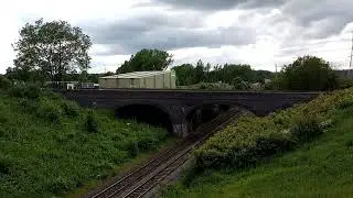 The old Harvil Road and viaduct, from the new Harvil Road!! And a train or two!!