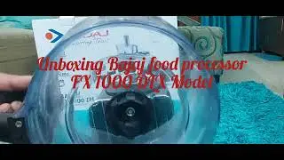 Unboxing Bajaj Food Processor FX  1000 DLX