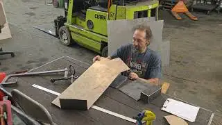 Let's build a Street Rod episode 39.  Forming steel sheet without a metal brake