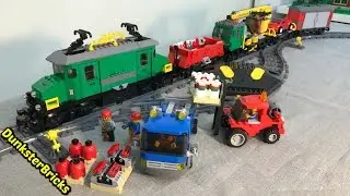 LEGO Cargo Train Deluxe, set 7898 from 2006! Info, Footage, and GoPro Ride-Along!