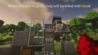 Built the ULTIMATE Automatic Chicken Farm in Minecraft (1.21+) #minecraft