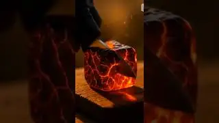 AI lava cutting ASMR🌋| Relaxing videos #aiasmr #asmr