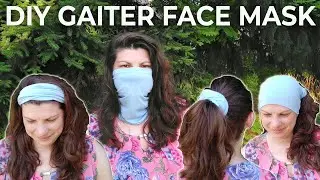 DIY Neck Gaiter Face Mask // FREE Pattern and Tutorial