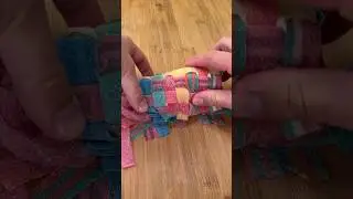 Sour Strips ice cream roll up #shorts