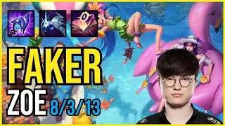 Faker - ZOE vs. Hanabi - GALIO Mid | KR Grandmaster | Patch 10.25