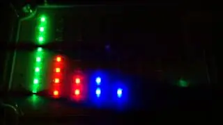 LED Display of Human Audio Spectrum 20Hz to 20kHz