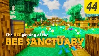Noob-BEE'S build a BEE SANCTUARY | Productive Bee's Mod | Minecraft [EP#44]