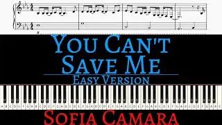 Sofia Camara - You Can't Save Me | EASY piano cover by Pianotato