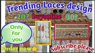TRENDING LACES DESIGN🔥 New laces design2024#lacesdesign#lacesforethnicwear#shorts#buyonline#online