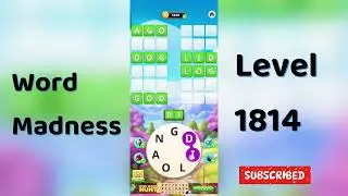 Word Madness Level 1814 Answers 🧠🔥 | All Correct Words Revealed!