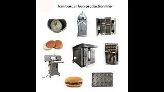 Bakery Round Bread And Hamburger Burger Bun Machines Production Line. Price www.joy-equipment.com