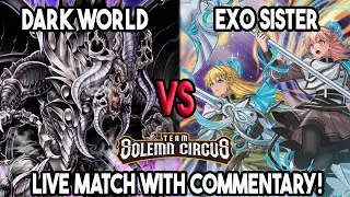 Danger! Dark World VS Exosisters : Yu-Gi-Oh! Local Feature Match | Live Duel