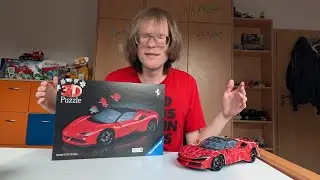 Wir Puzzlen einen 3D Ferrari (gone wrong)