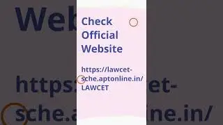 AP LAWCET 2025 Extended Counselling Dates | Latest Update #shorts