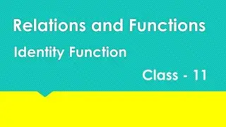 Identity Function 