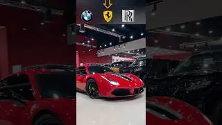 BMW vs Ferrari vs Royal Rose 🚗🔥 #cars #carslover #shorts
