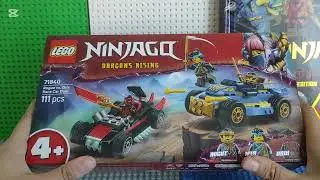Unboxing Ninjago DR || Summer 2025 - Rogue vs Drix Race Car Duel. (Part 1) [Review soon]